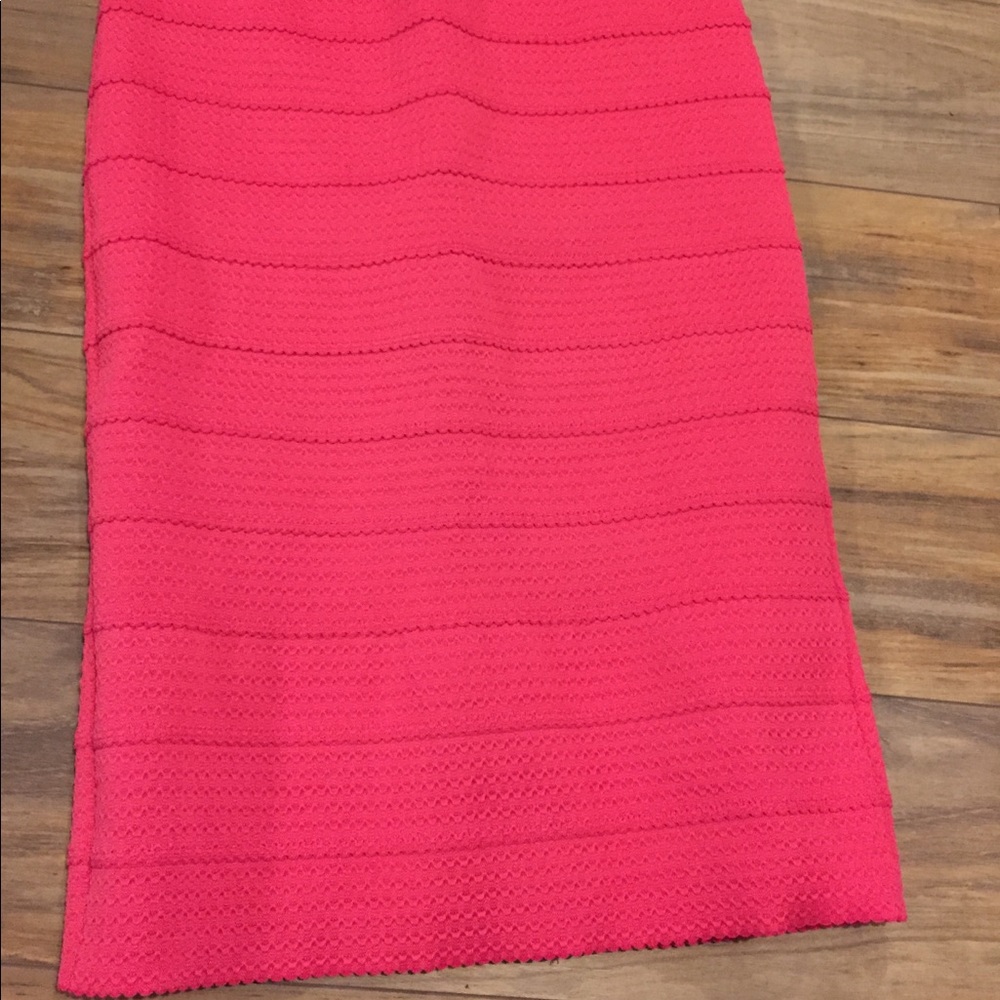 New York & Co., pink skirt.